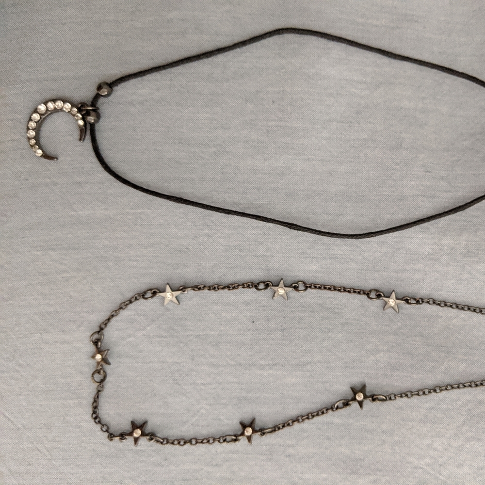 Star and moon chokers
